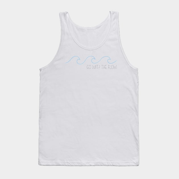 Go with the Flow Wave Tank Top by annmariestowe